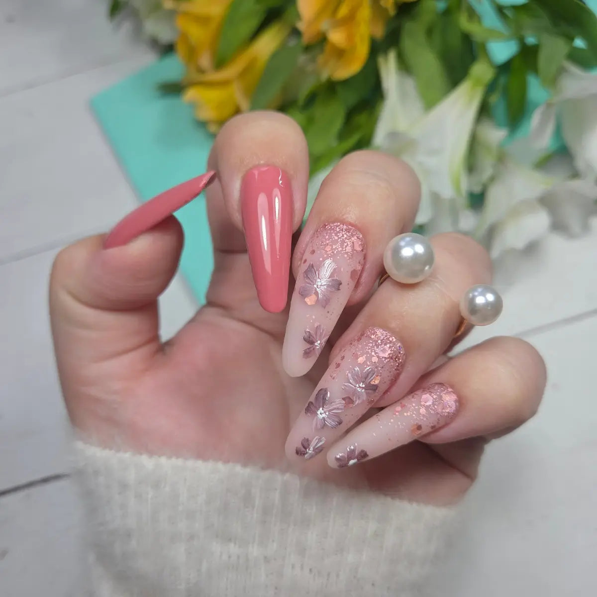 Yoshi Paint Gel UV LED Metallic Rose 5ml