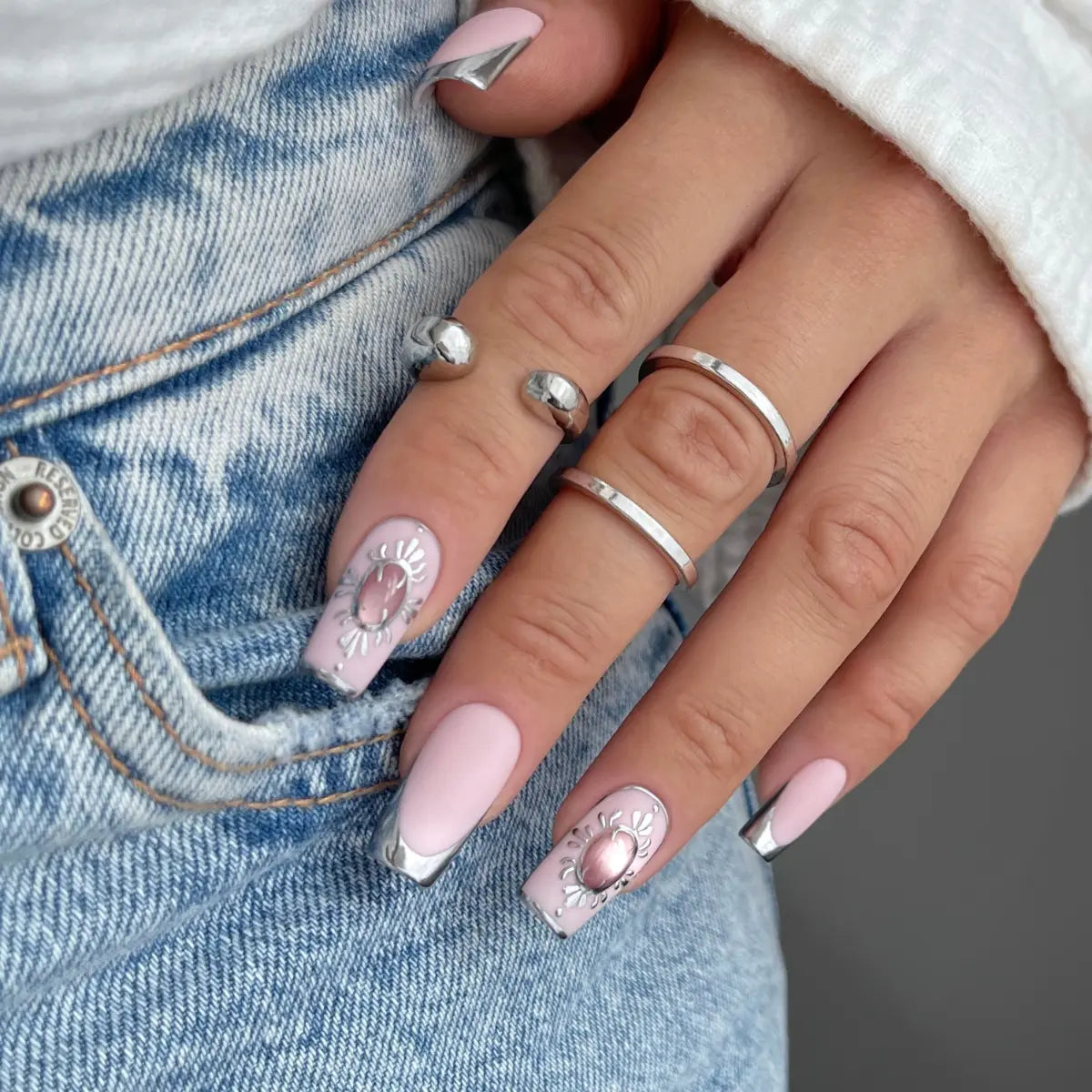 Yoshi Paint Gel UV LED Metallic Silver 5ml
