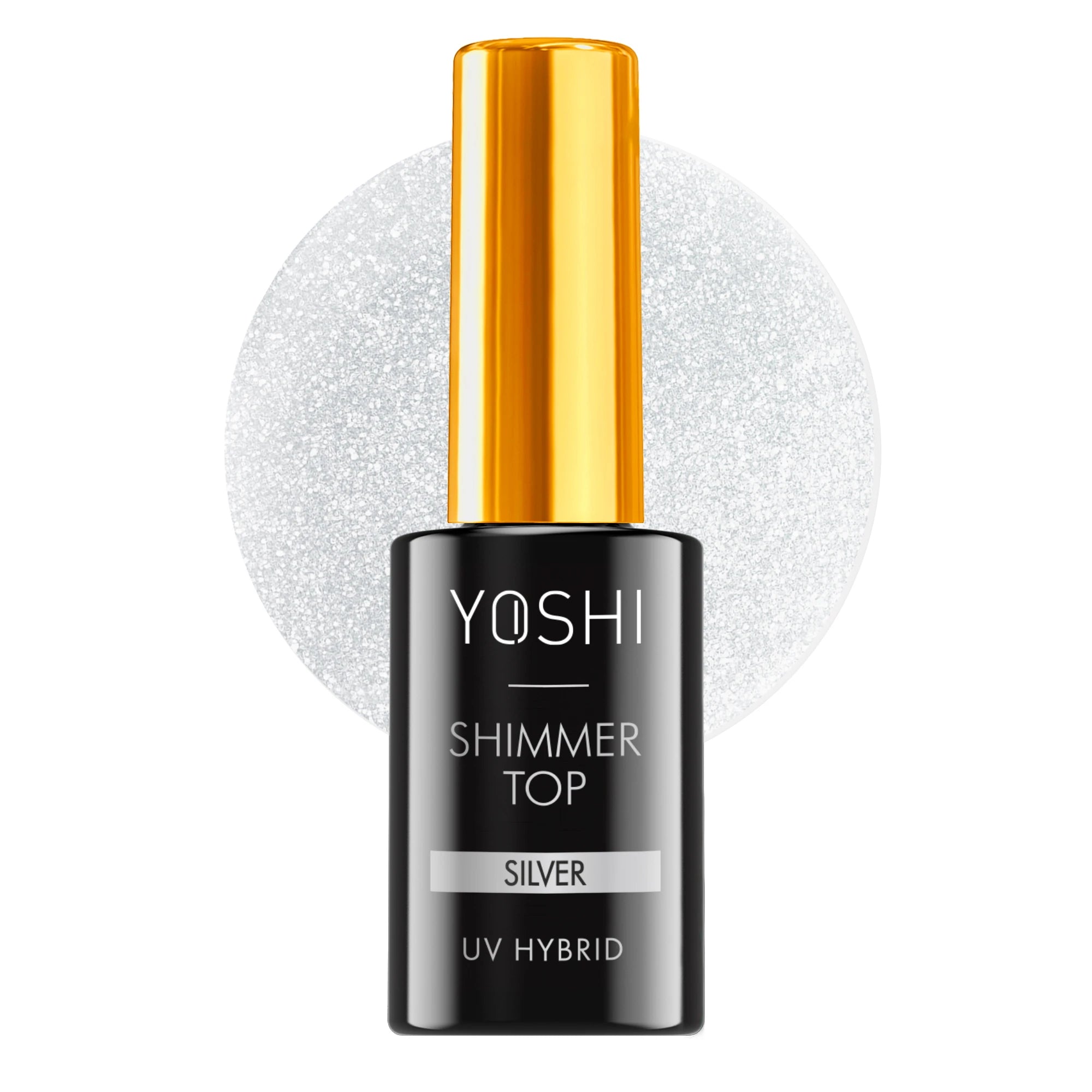 Yoshi Top UV LED Shimmer Silver 10 ml