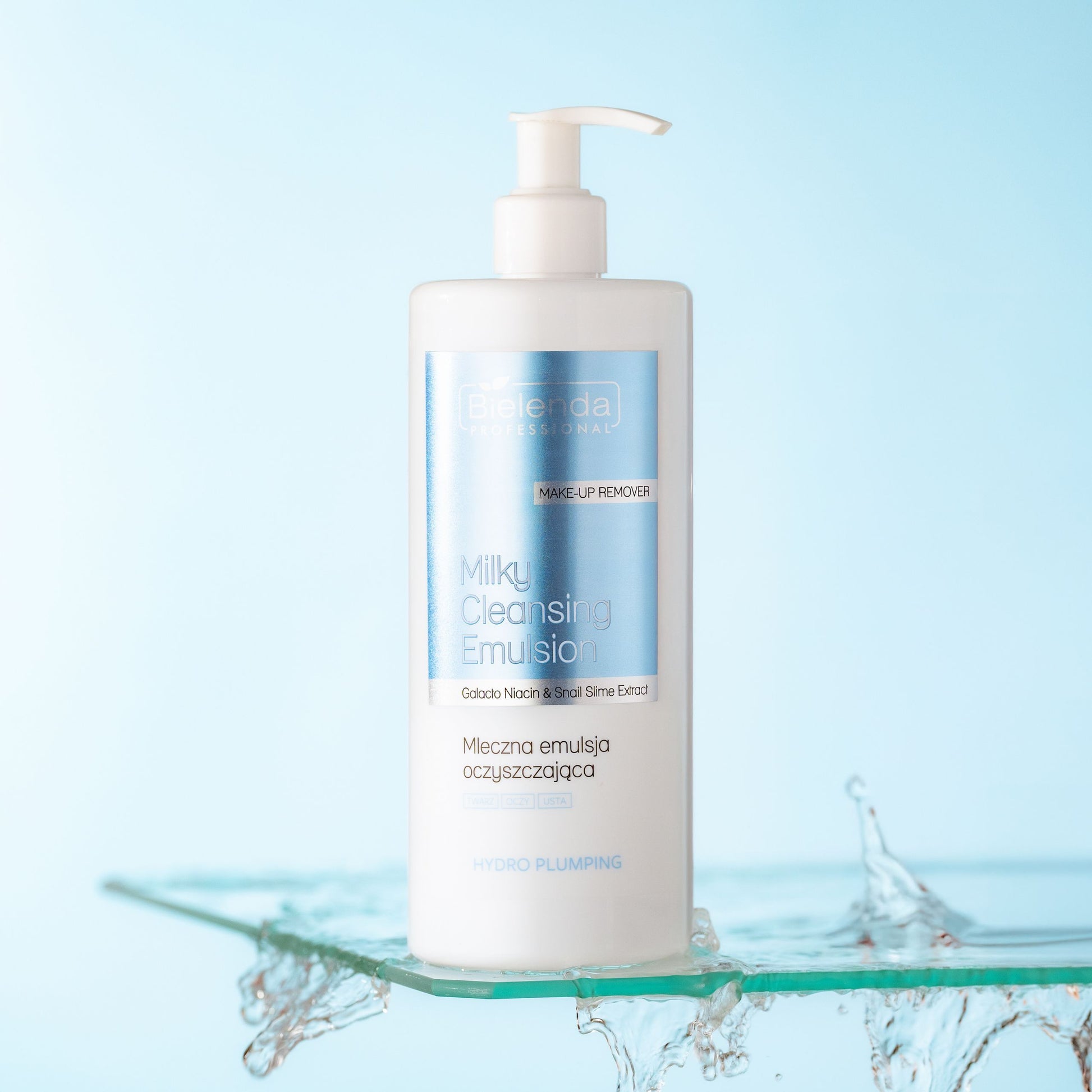 Bielenda Hydro Plumping Mleczna Emulsja Oczyszczająca, 500ml
