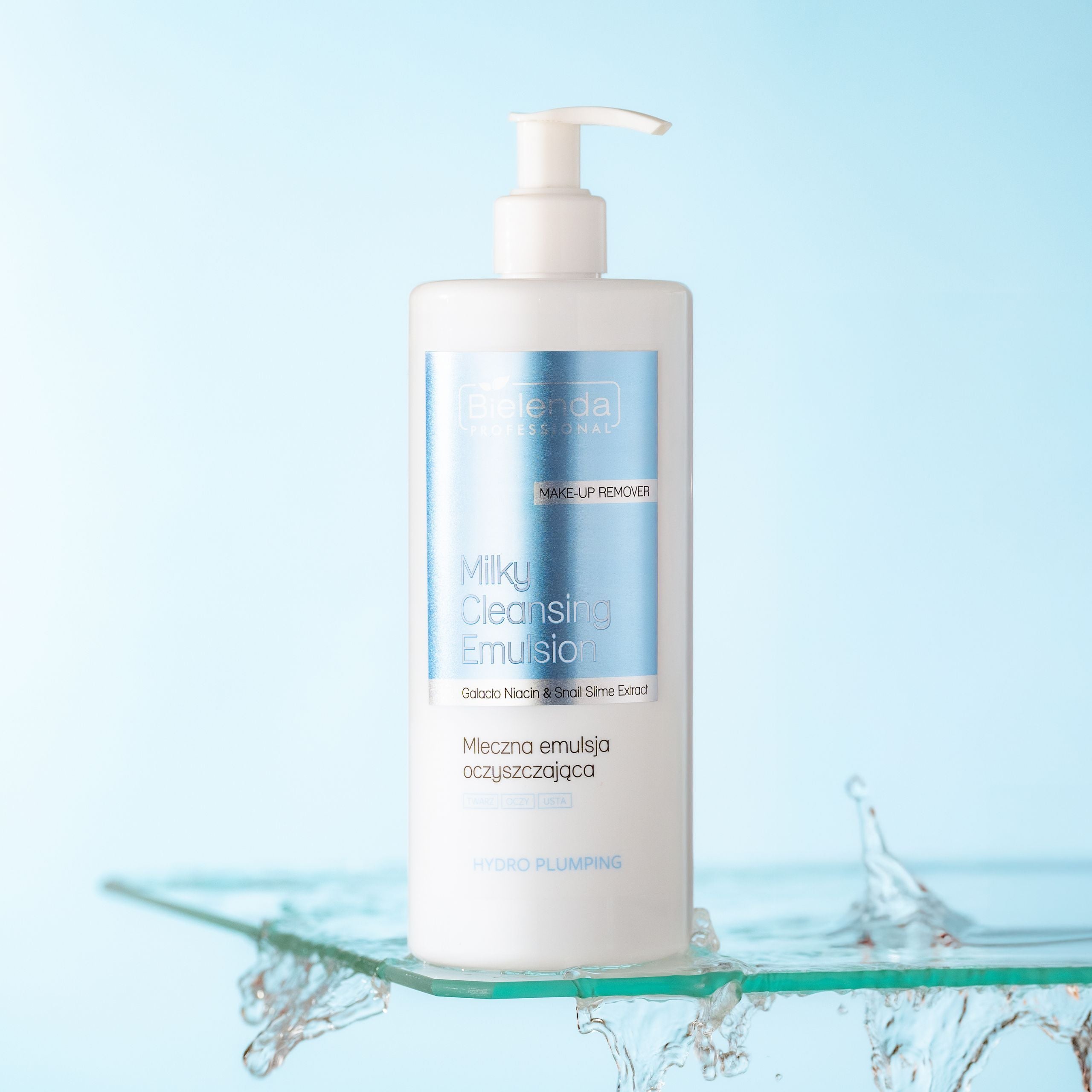 Bielenda Hydro Plumping Mleczna Emulsja Oczyszczająca, 500ml