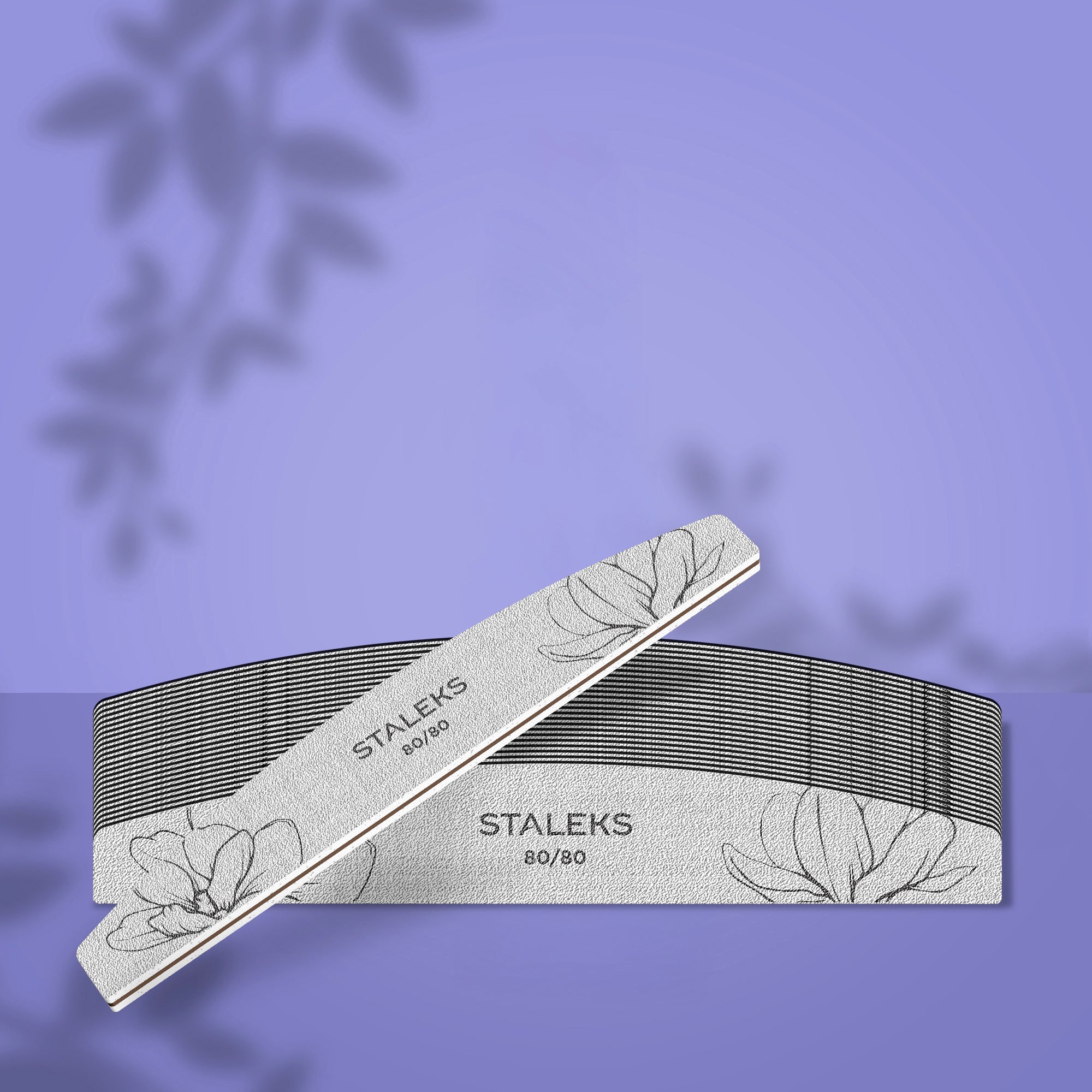 Staleks Smart 40 Mineralny Pilnik Do Paznokci Półksiężyc, 80/80 Grit (25 Szt)