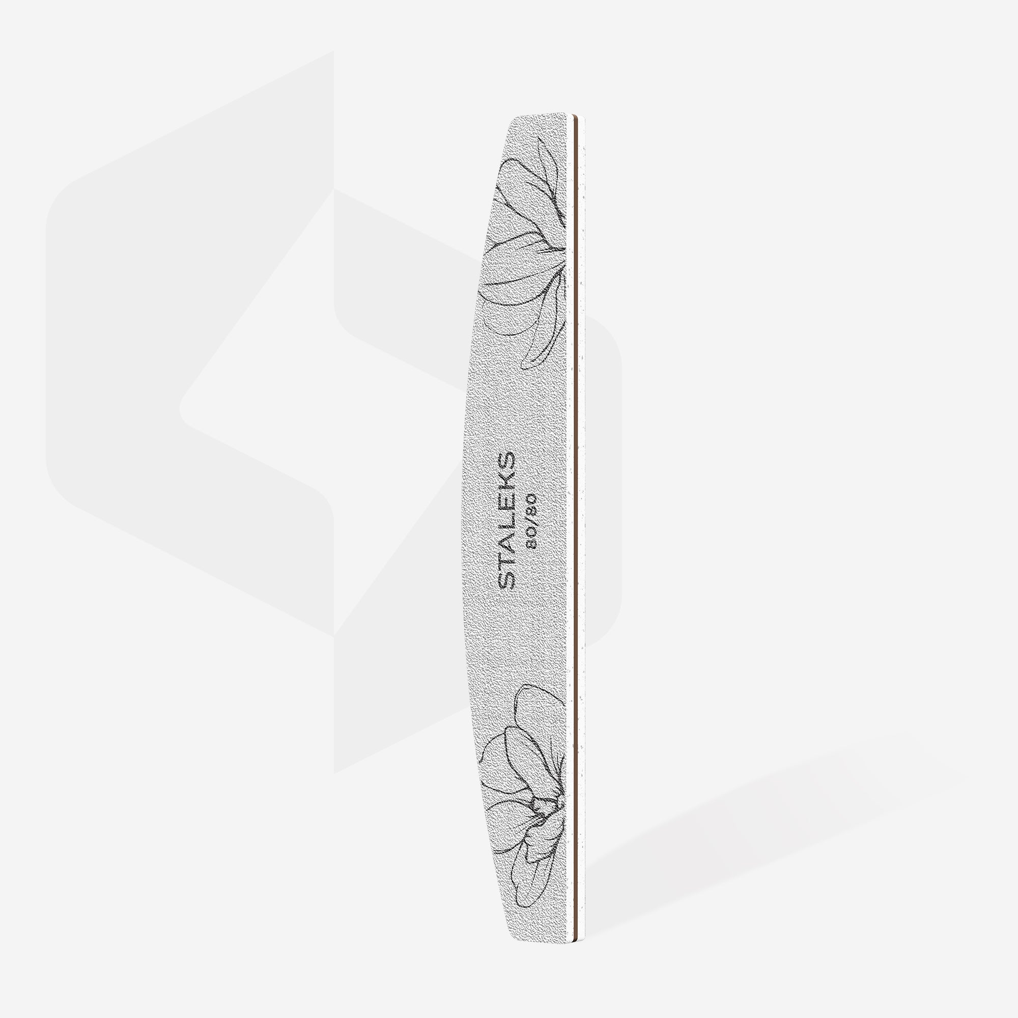 Staleks Smart 40 Mineralny Pilnik Do Paznokci Półksiężyc, 80/80 Grit (25 Szt)