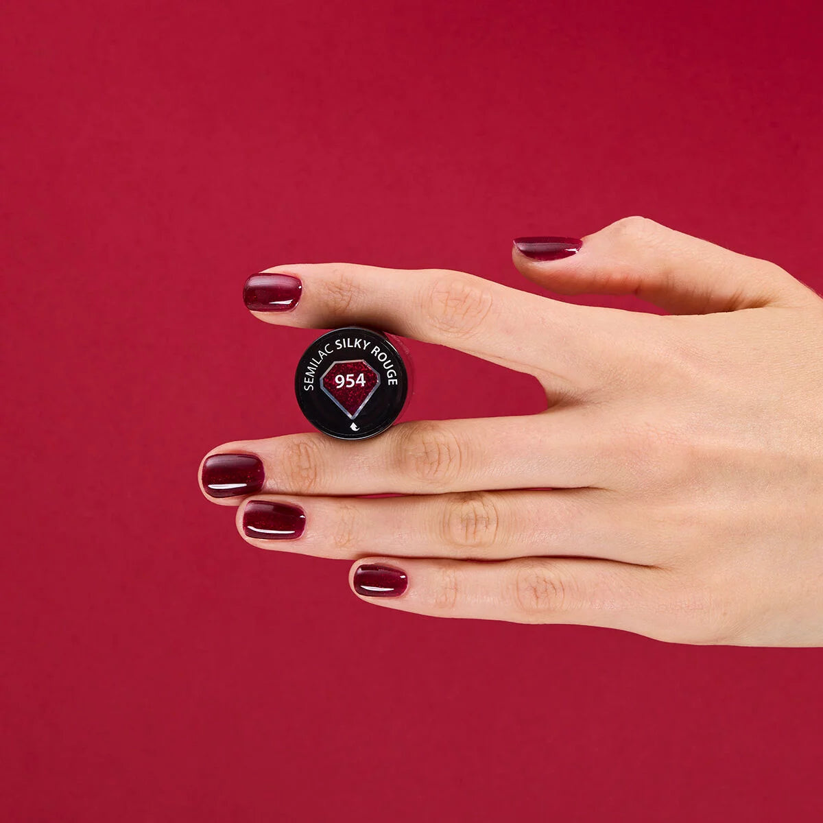 Semilac Lakier Hybrydowy 954 Silky Rouge 7ml