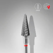 Staleks Expert Frez Z Węglików Spiekanych „Stożek” Czerwony, Średnica 6 mm, Część Robocza 14 mm