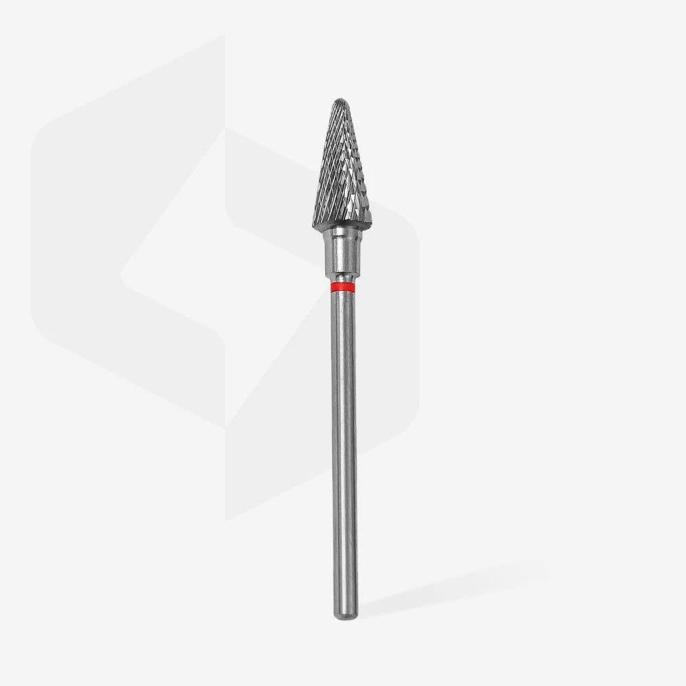Staleks Expert Frez Z Węglików Spiekanych „Stożek” Czerwony, Średnica 6 mm, Część Robocza 14 mm