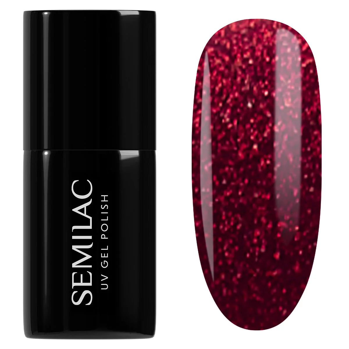 Semilac Lakier Hybrydowy 955 Holly Berry Red 7ml