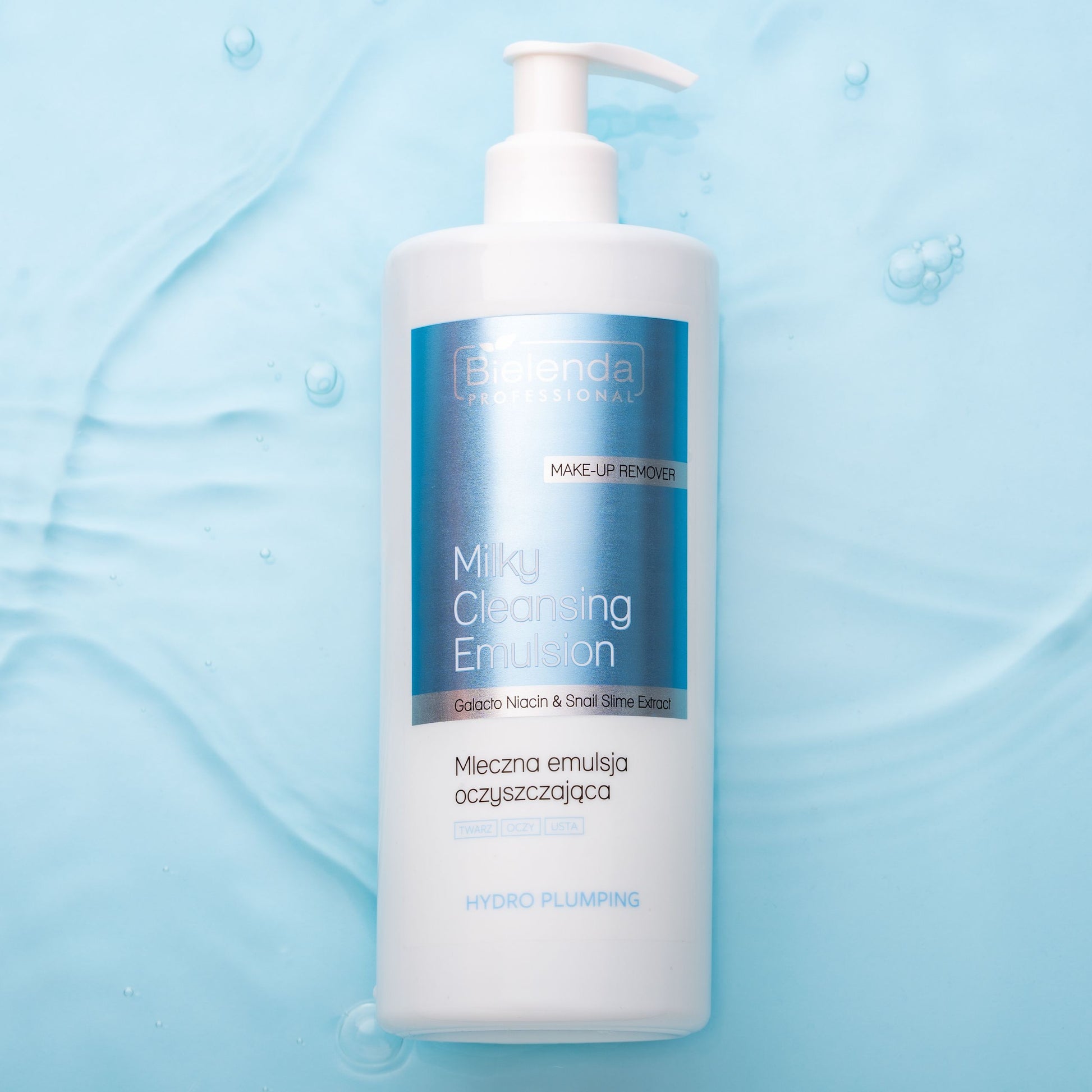 Bielenda Hydro Plumping Mleczna Emulsja Oczyszczająca, 500ml