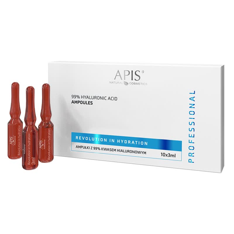 Apis Rewolucja W Nawilżeniu Ampułki Z Kwasem Hialuronowym 4d 99% / 10x3 Ml