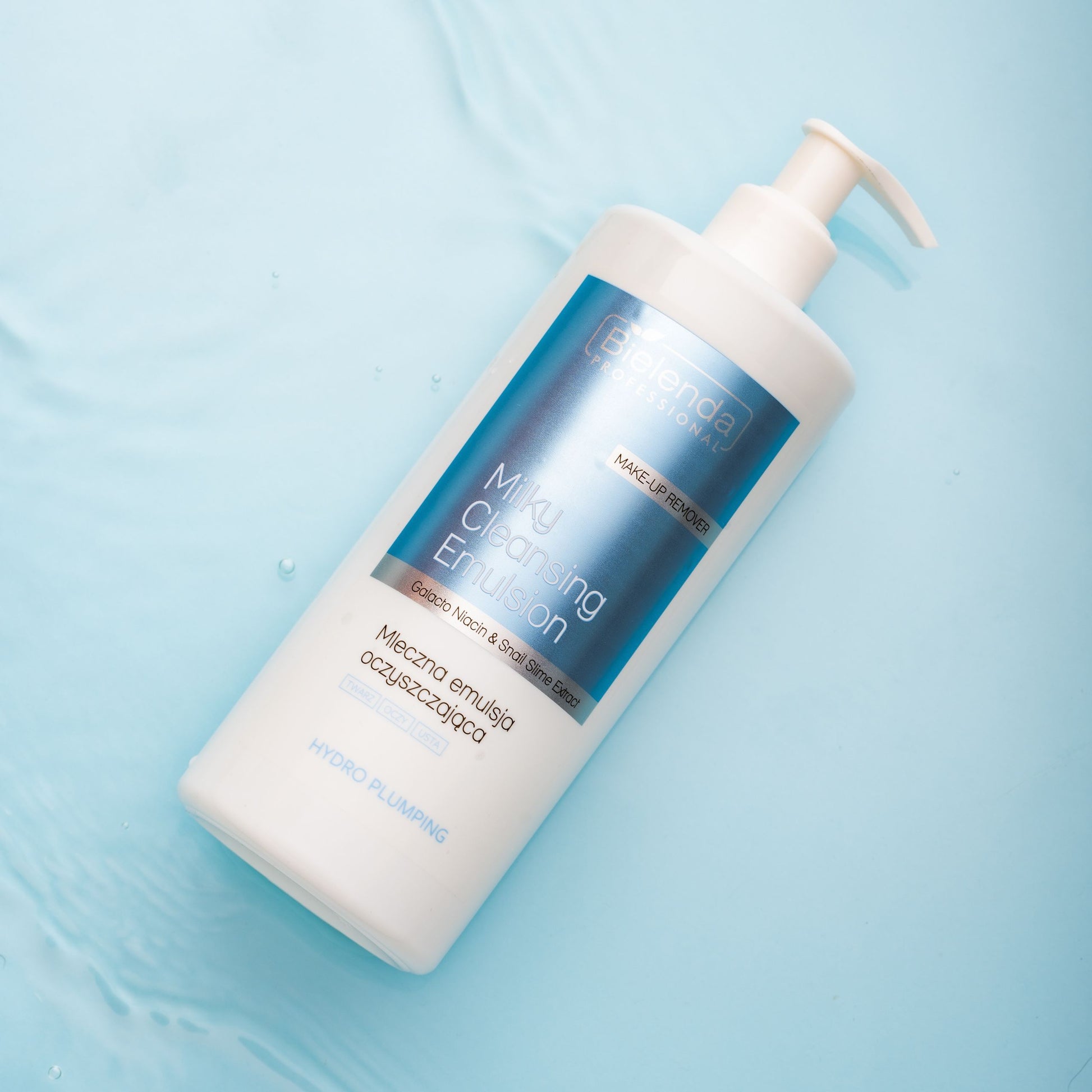 Bielenda Hydro Plumping Mleczna Emulsja Oczyszczająca, 500ml