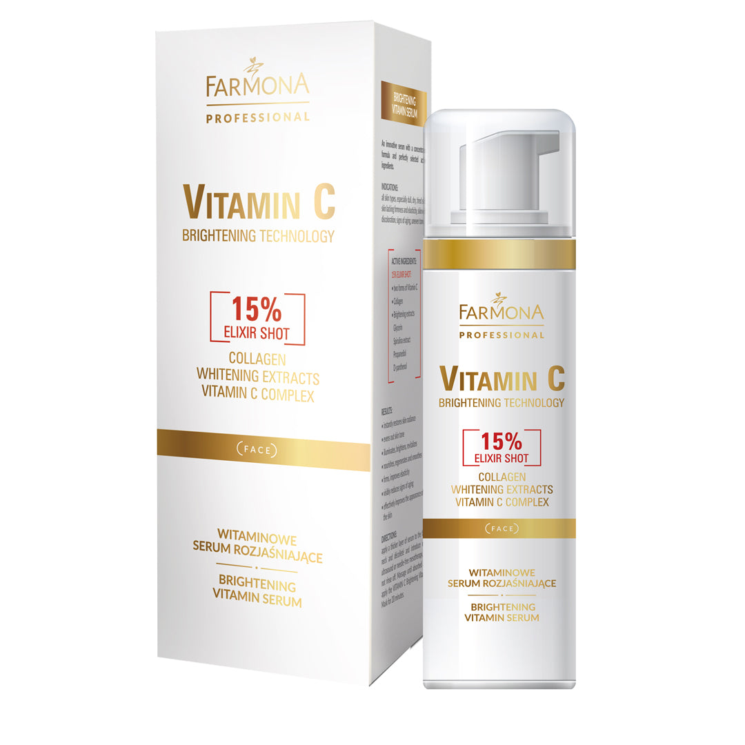 Farmona Farmona Vitamin C Witaminowe Serum Rozjaśniające Do Twarzy 50ml — Inhaltsstoffe i ocena