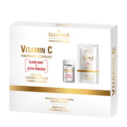 Farmona Vitamin C Witaminowa Duo-Maska Rozjaśniająca Do Twarzy, 5x2g+5x12g