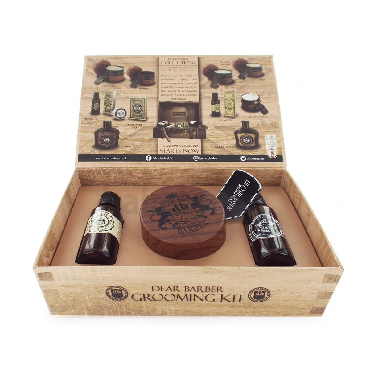 Dear Barber Style &amp; Go V Shaping Cream - Zestaw do brody