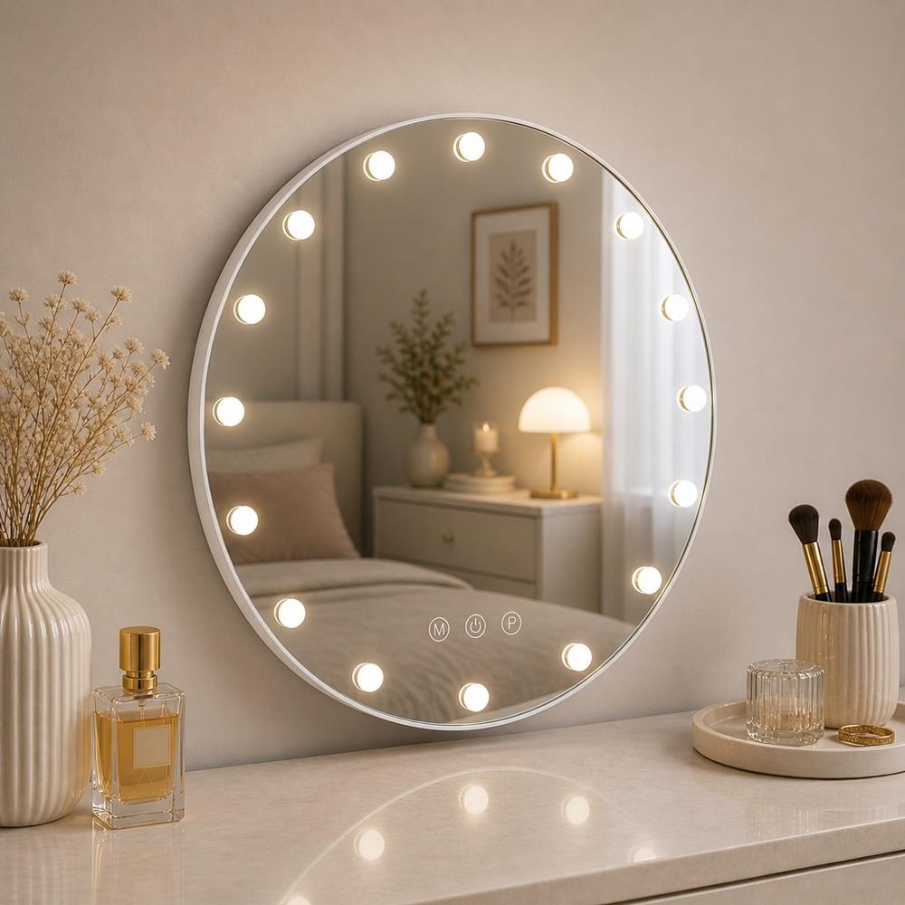 Lustro podświetlane LED HOLLYWOOD śr 70cm WA-80Z