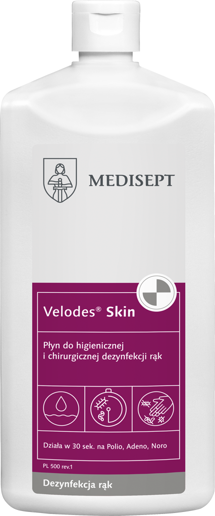 Velodes Skin Płyn Do Szybkiej Dezynfekcji Rąk 500ml