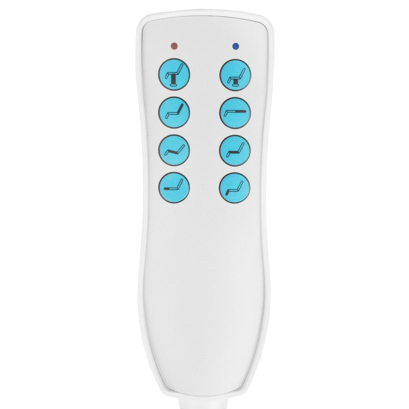FOTEL Kosmetyczny Elektr. Azzurro 872 4 Siln. Biały