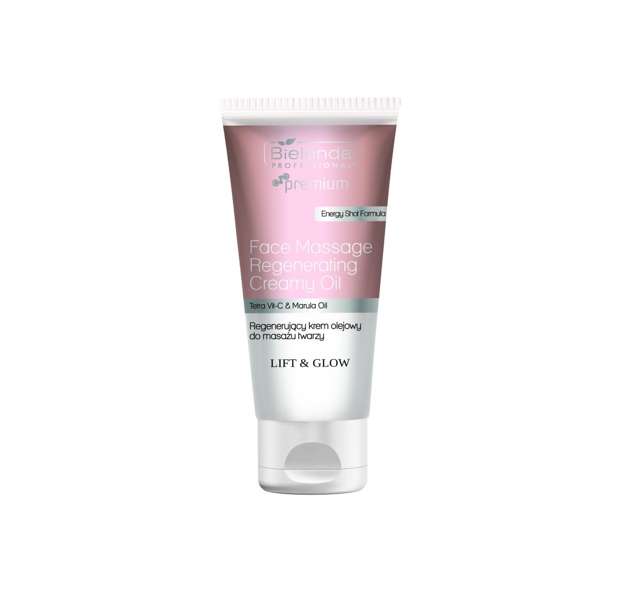 Bielenda Lift & Glow - Regenerujący Krem Olejowy do Masażu Twarzy 175ml