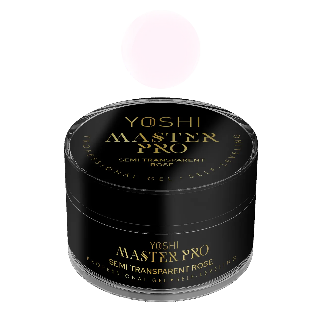 Yoshi - Żel Samopoziomujący UV/LED Master Pro Transparent Rose 50ml