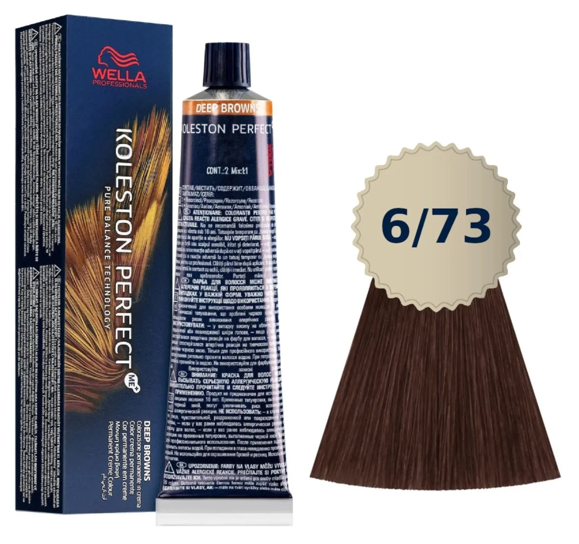 Wella Koleston Perfect Me+ - Farba do Włosów 6/73 60ml