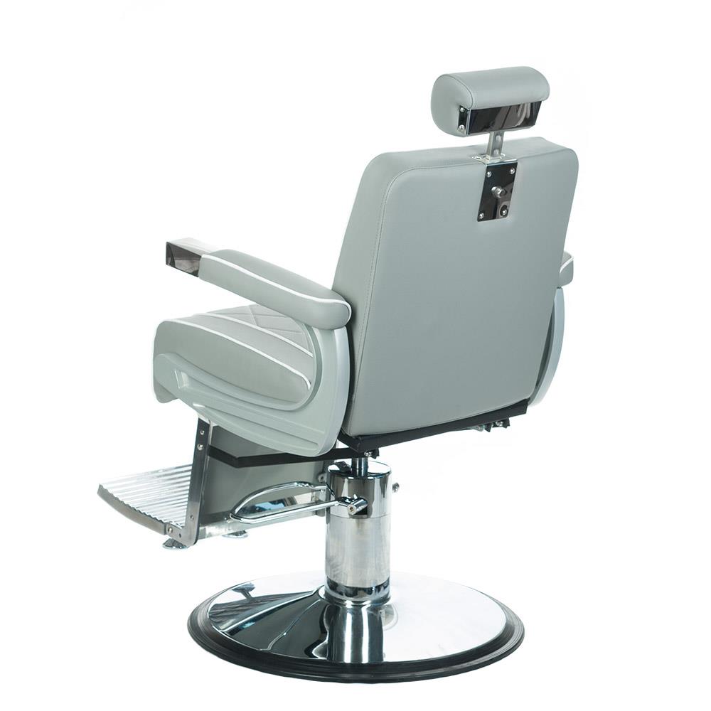 Fotel Barberski ODYS BH-31825M Jasny Szary