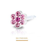 Blomdahl - Kolczyk Daisy Light Rose/ Rose 5mm 2szt