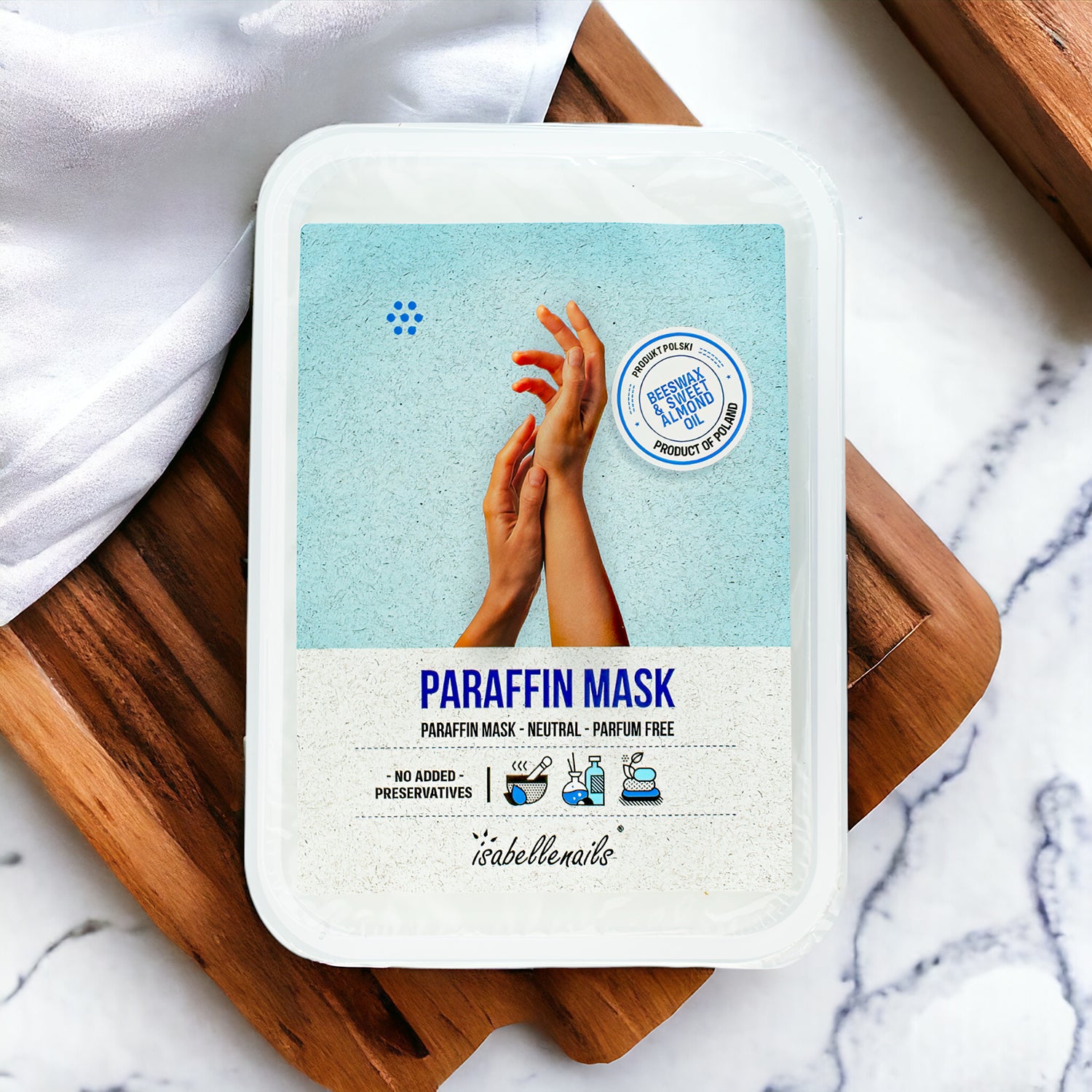 Parafina Kosmetyczna Isabellenails Neutral Bezzapachowa 500ml