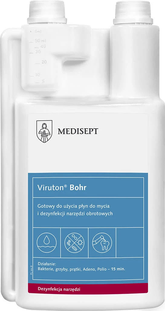 Viruton Bohr Płyn Do Mycia i Dezynfekcji Narzędzi Obrotowych 1 l