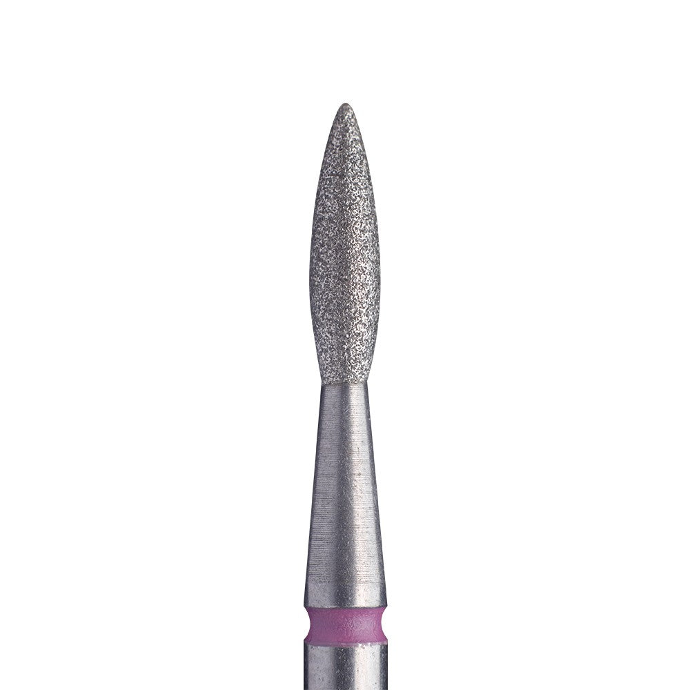 Staleks Frez Diamentowy Płomyk Ostry Czerwony 2,1/8mm 6szt