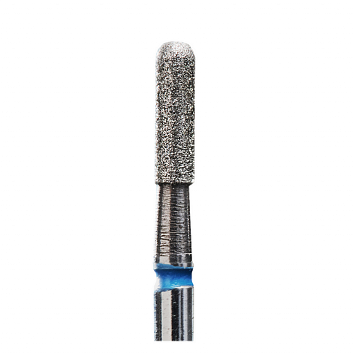Staleks Frez Diamentowy Zaokrąglony Walec Niebieski 2,3/8mm 6szt