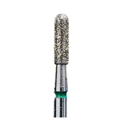 Staleks Frez Diamentowy Zaokrąglony Walec Zielony 2,3/8mm