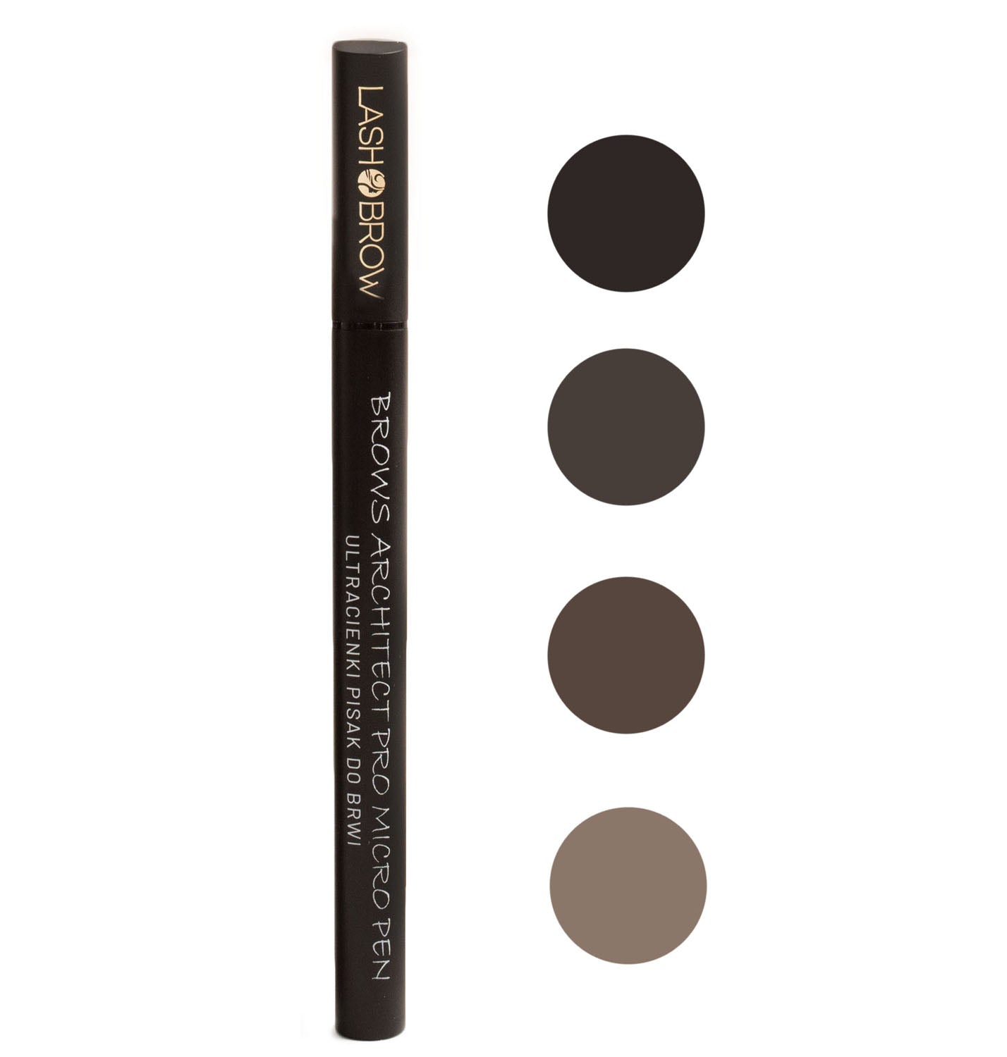 Lash Brow Ultracienki pisak do brwi/2 Średni Brąz (Medium Brown)