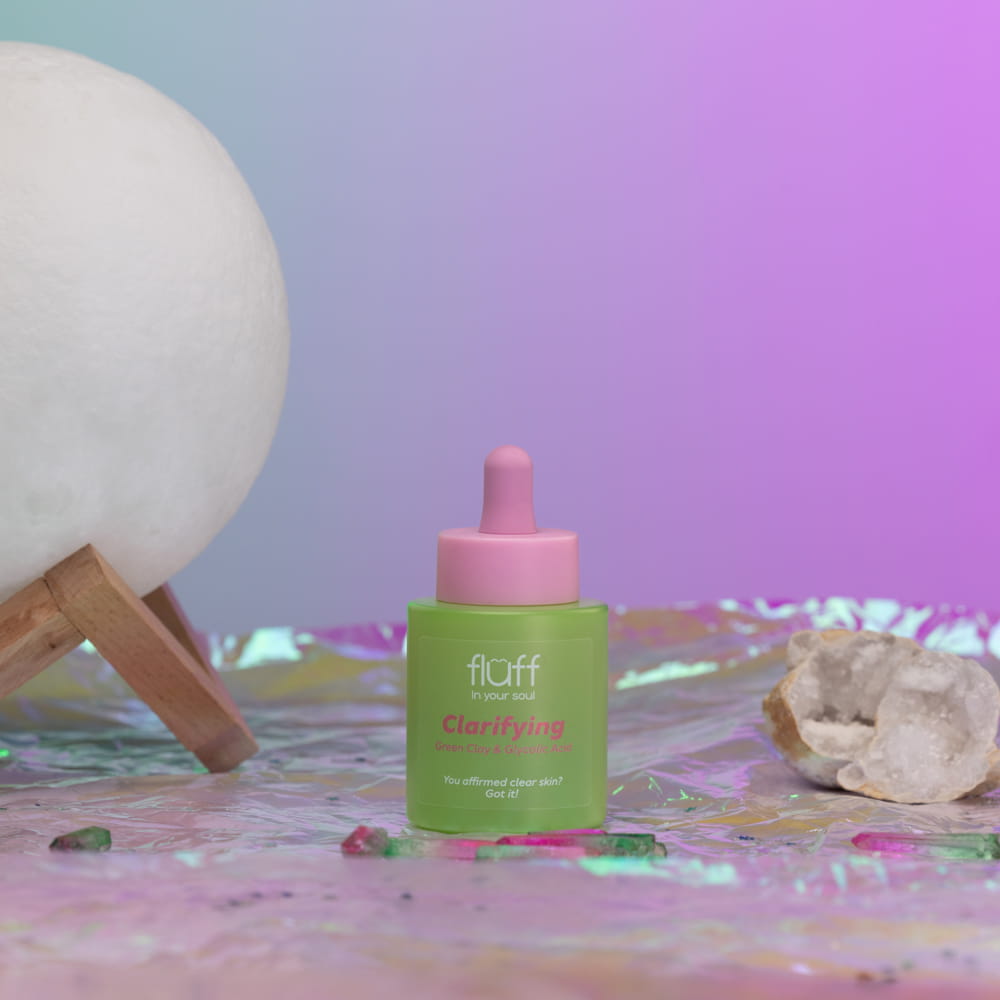 Fluff Serum Oczyszczające Z Glinką Zieloną I Kwasem Glikolowym 30ml