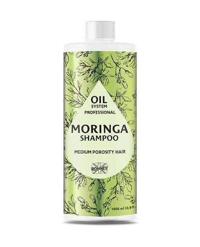 Ronney Professional Oil System Moringa Medium Porosity Hair Szampon Do Włosów Średnioporowatych 1000ml