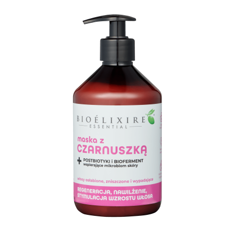 Bioelixire Bioelixire Czarnuszka Maska Regenerująca Z Biofermentem Postbiotycznym 500 Ml