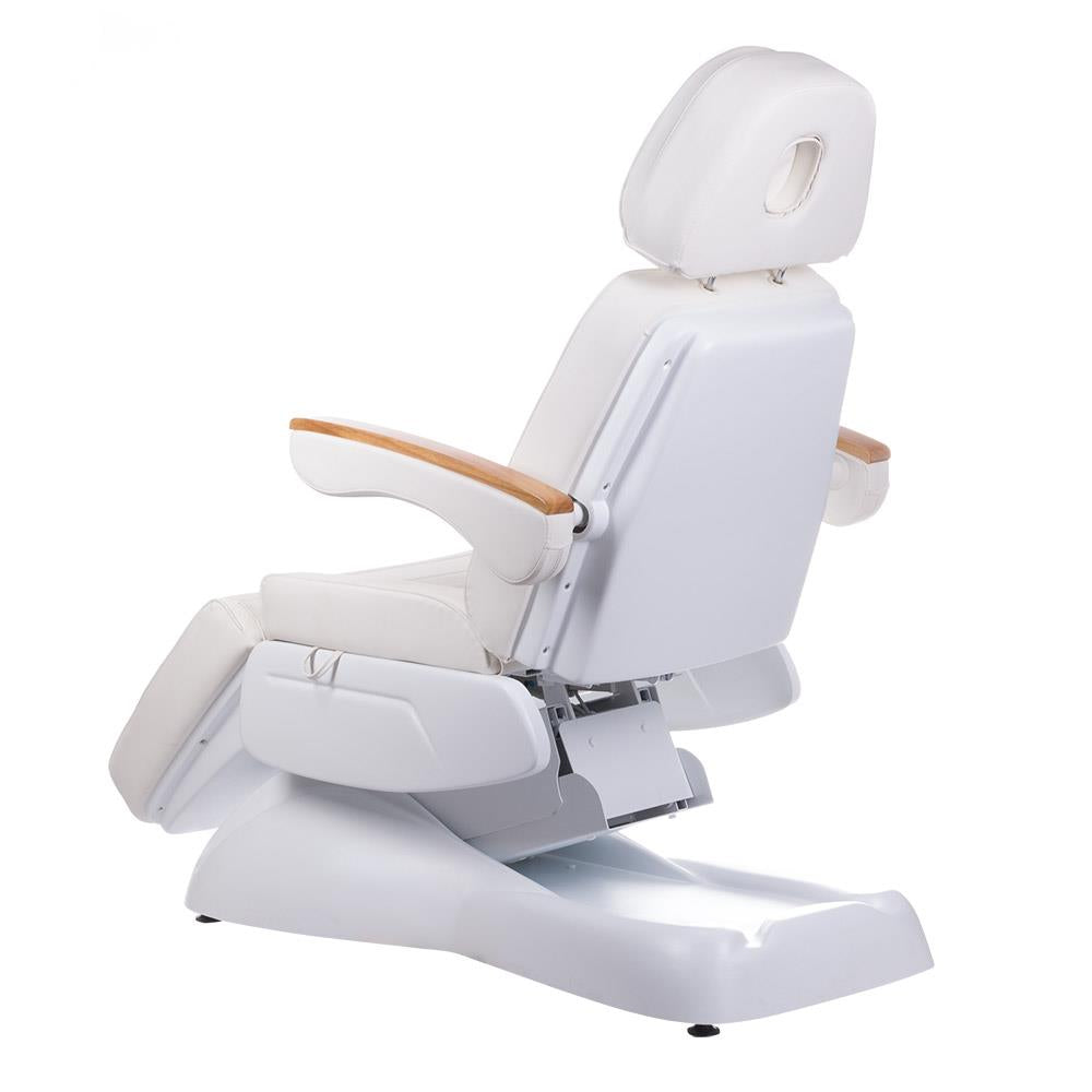 Fotel kosmetyczny elektryczny LUX BW-273B-2 Biały