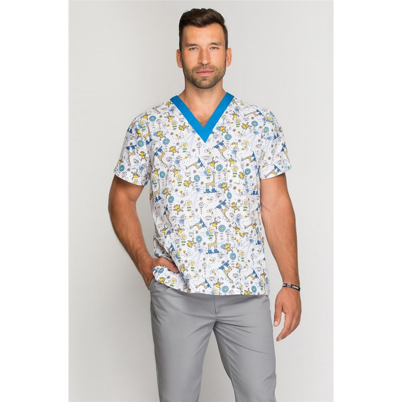Bluza medyczna męska Zwariowane Zoo