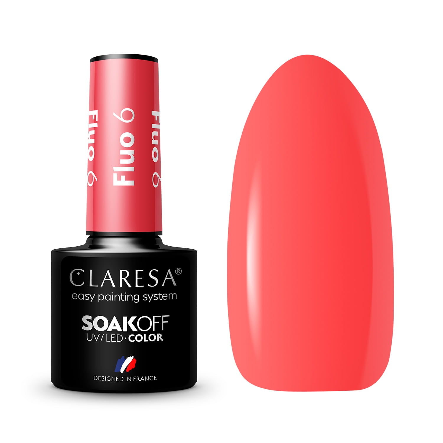 Claresa - Lakier hybrydowy FLUO 6 -5g