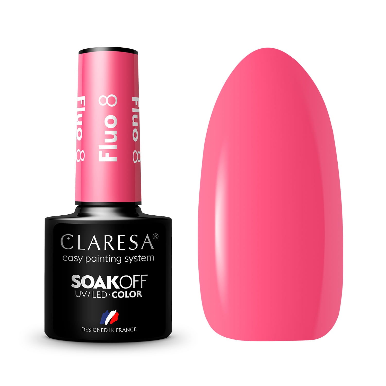 Claresa - Lakier hybrydowy FLUO 8 -5g