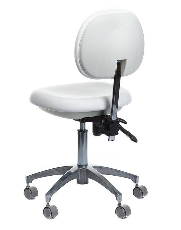 Taboret medyczny z oparciem BD-Y941 Biały
