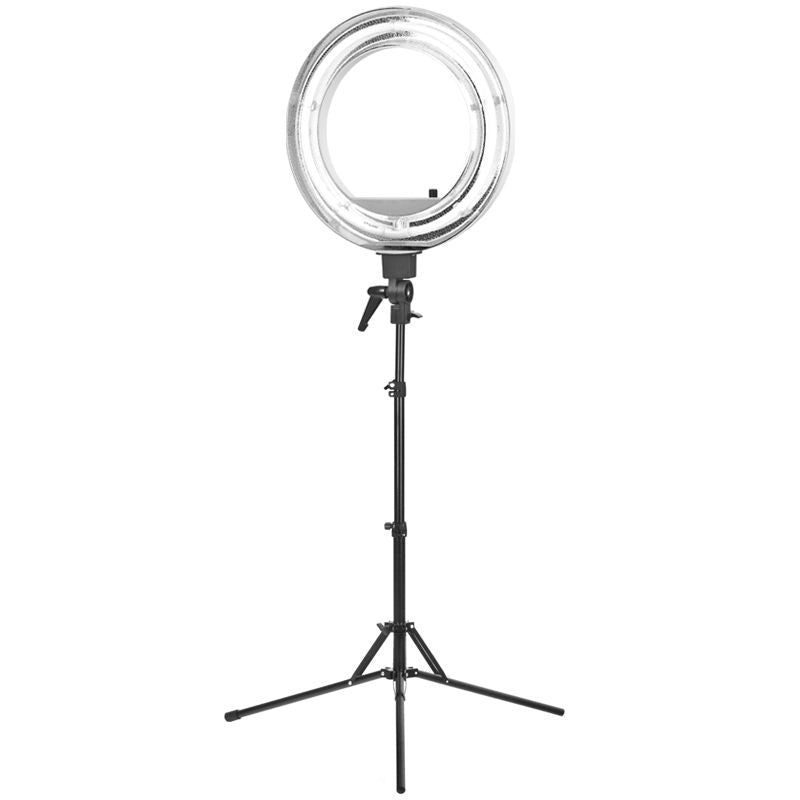 Lampa Light Ring 18" 55w Fluorescent Biała + Statyw