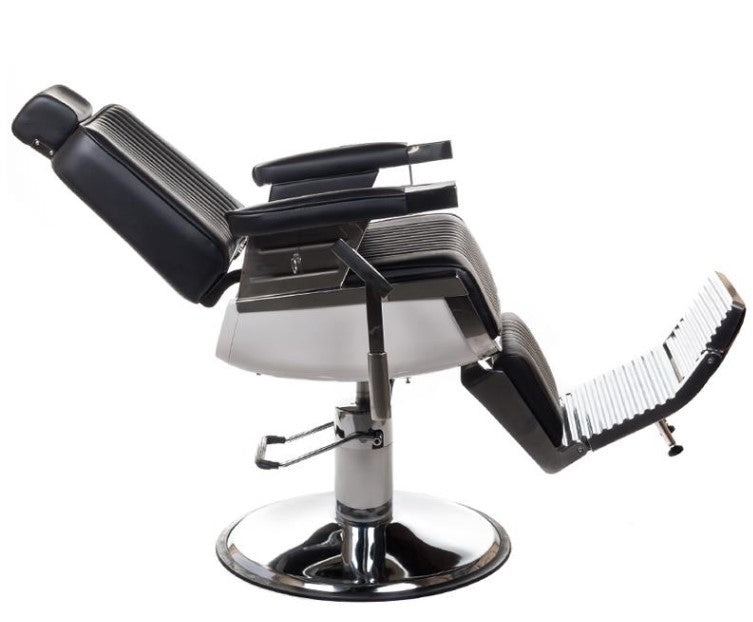 Fotel barberski LUMBER BH-31823 Czarny