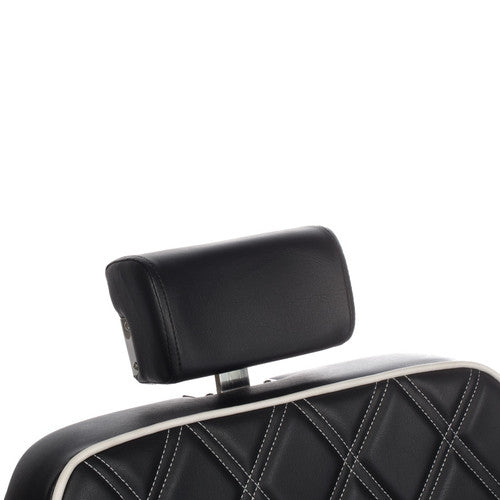 Fotel Barberski Lumber Bh-31825 Czarny Lux