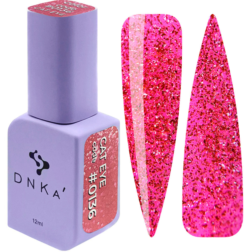 DNKa Color Gel Polish Cat Eye Lakier Hybrydowy #0136 12ml