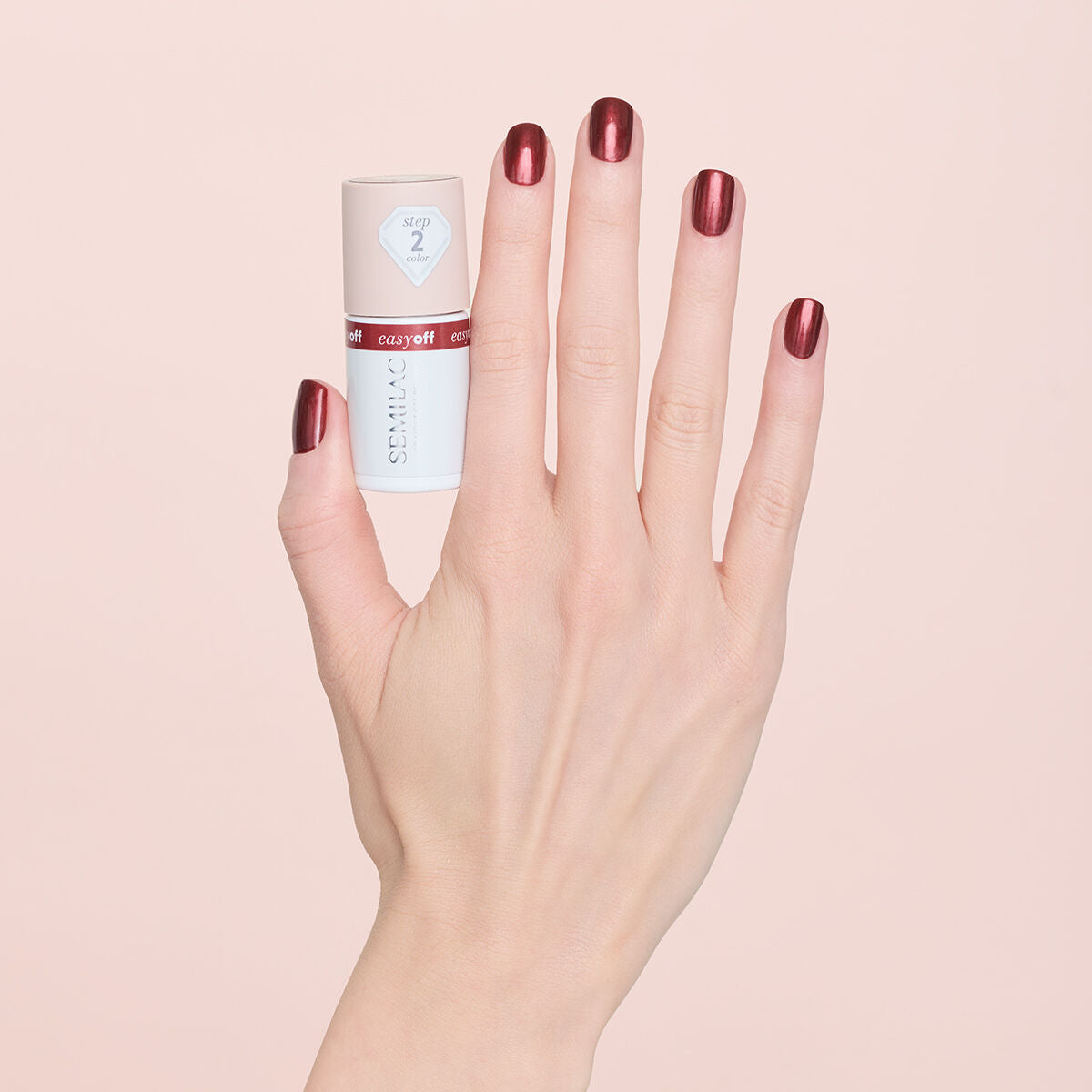 Semilac Lakier Do Paznokci Led Light L22 Russet Red 7 ml