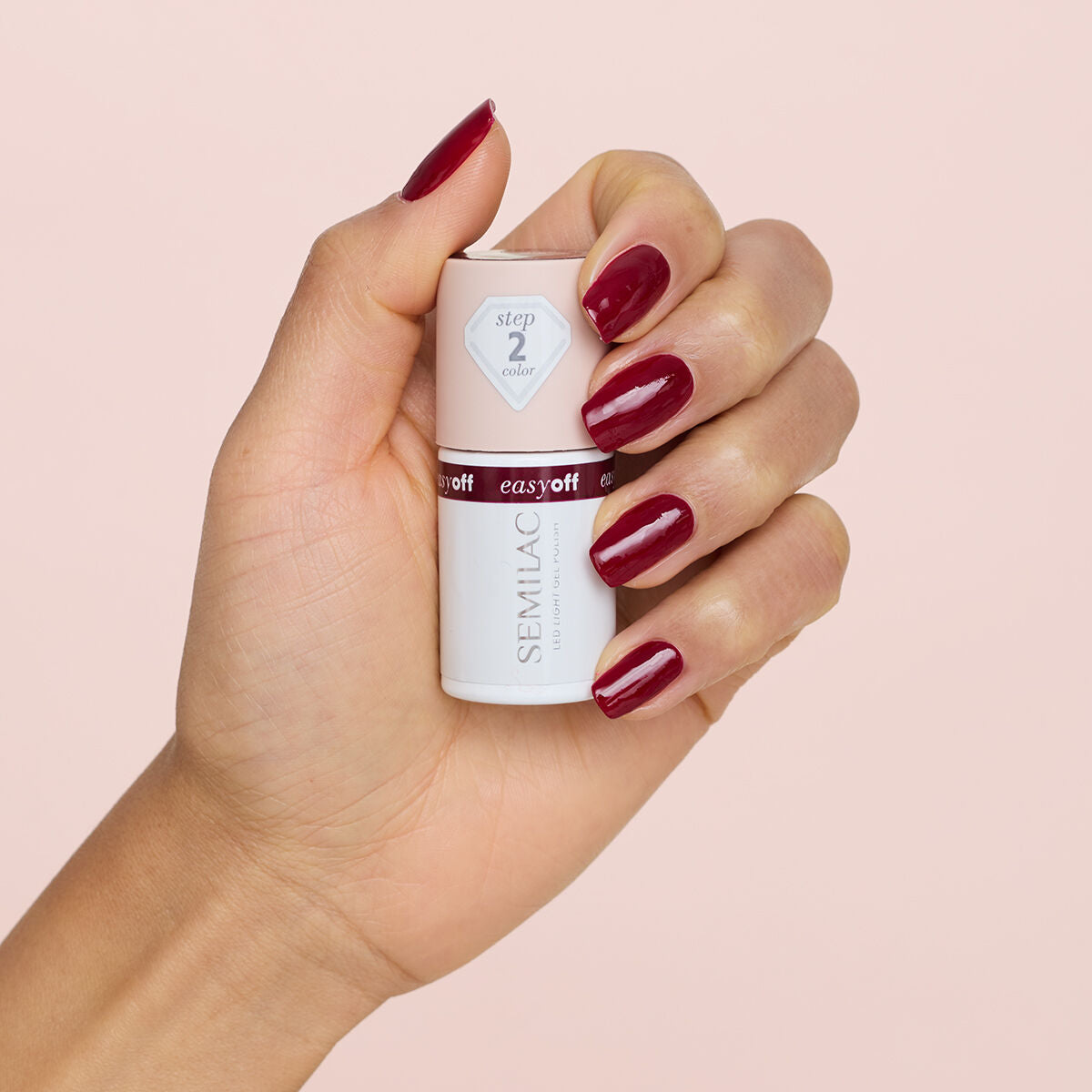 Semilac Lakier Do Paznokci Led Light L23 Burgundy 7 ml