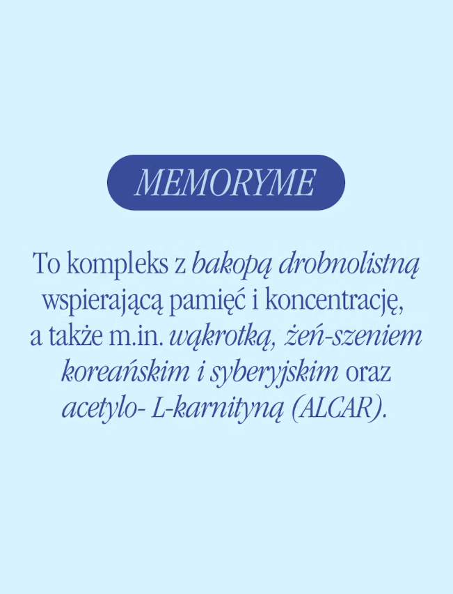 Health Labs Care Suplement Diety MemoryMe Formuła Na Pamięć I Koncentrację 60 Kapsułek