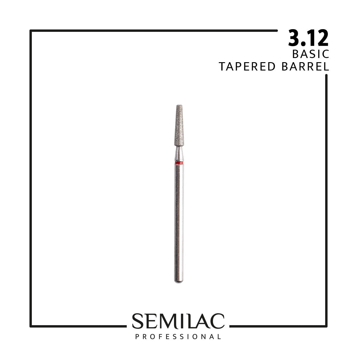 Semilac Professional 3.12 Frez Basic Ścięty Stożek