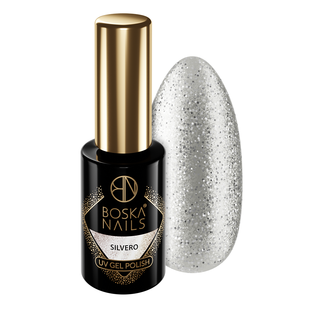 Boska Nails Lakier Hybrydowy Cosmic Glow Silvero No 491 6ml