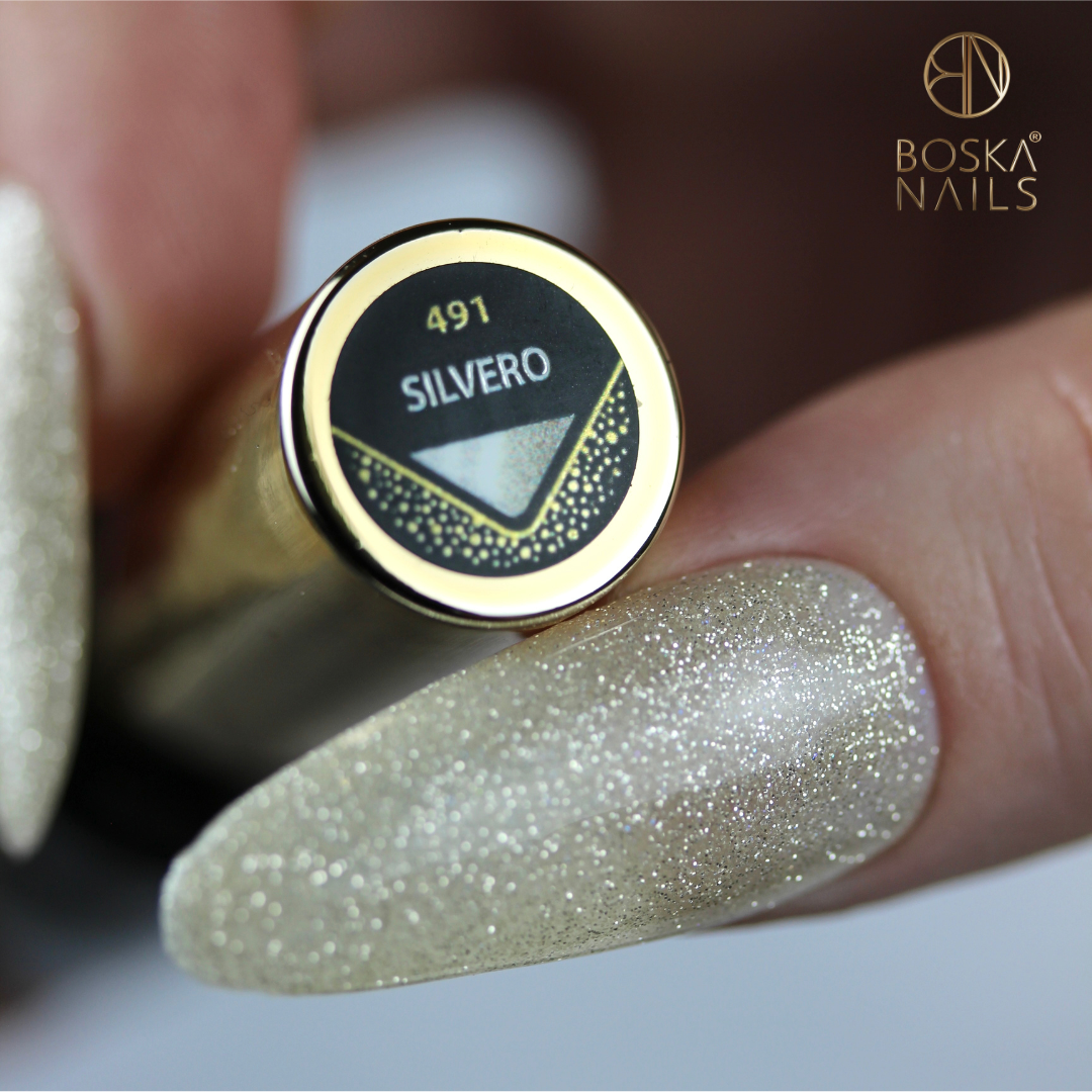 Boska Nails Lakier Hybrydowy Cosmic Glow Silvero No 491 6ml