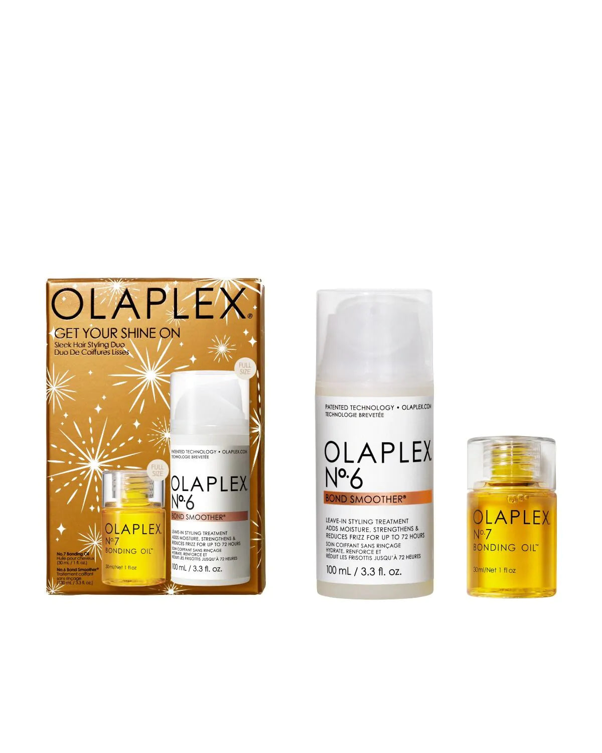 Olaplex Get Your Shine On Kit, Zestaw Prezentowy, No.6 100ml + No.7 30ml